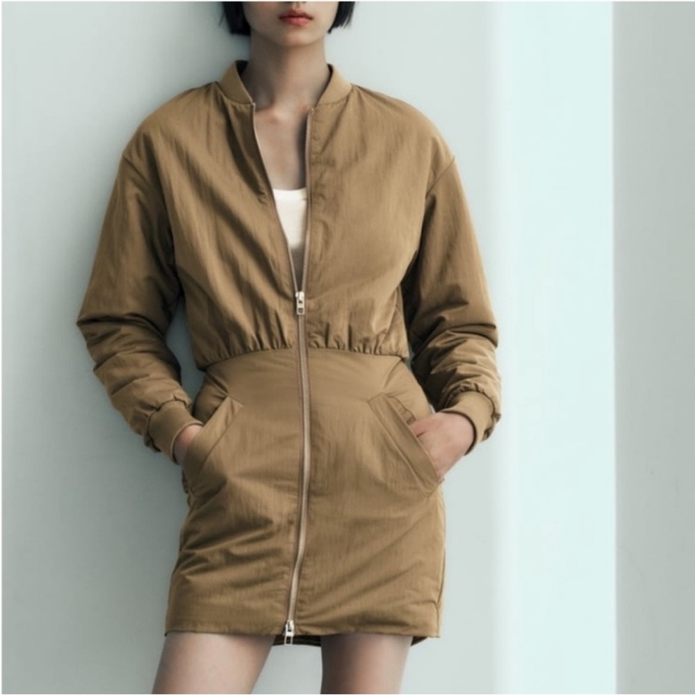 Zara Short  Bomber Dress
